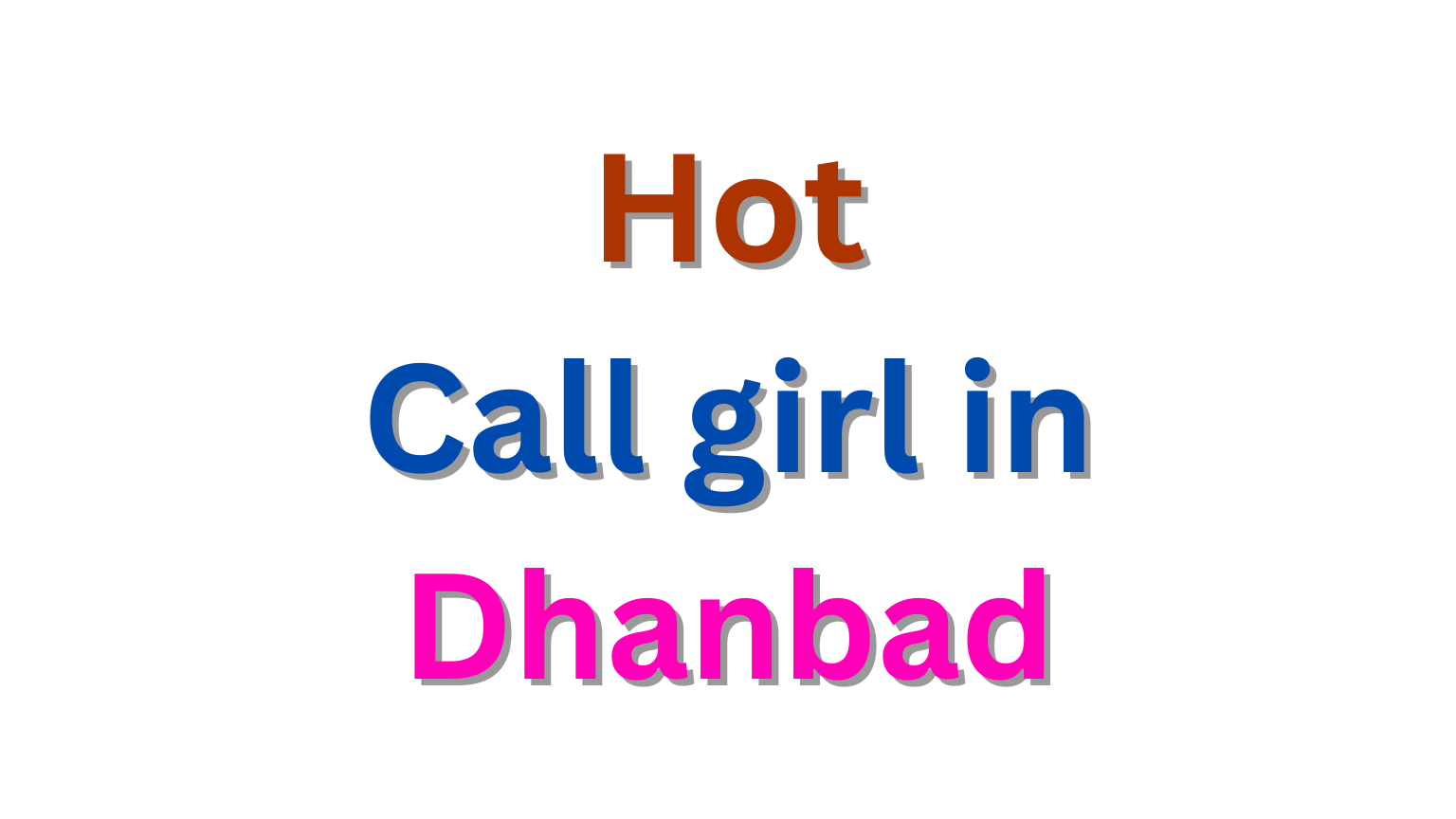 Call Girl in Dhanbad