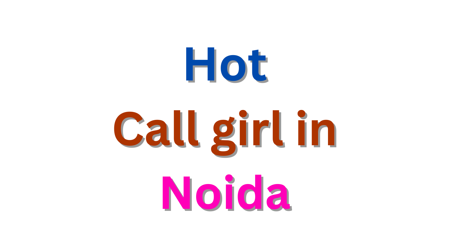 Call Girl in Noida