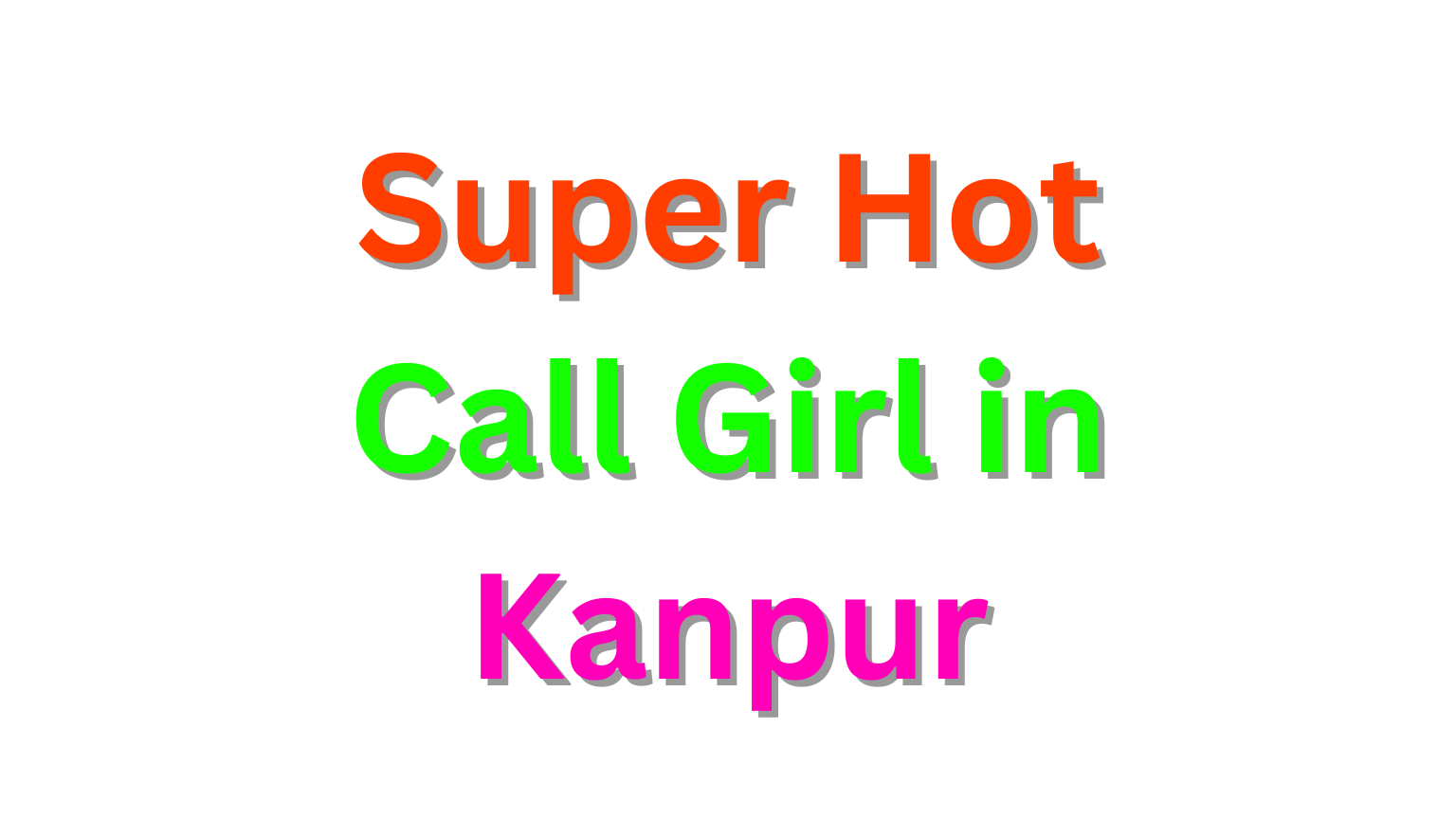 Call Girl in Kanpur