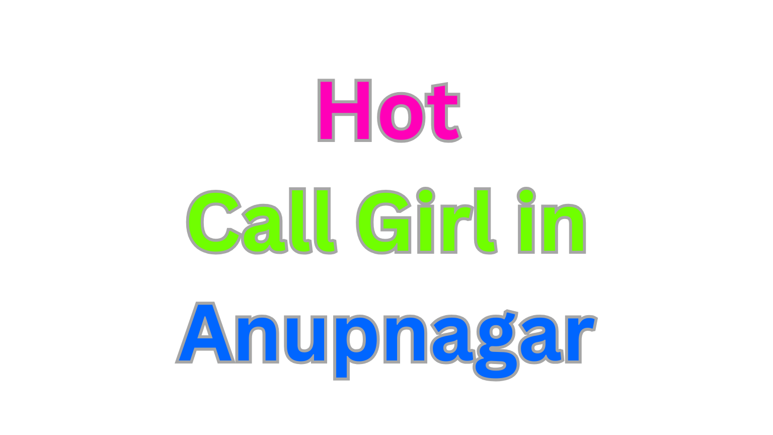 Call Girl in Anupnagar