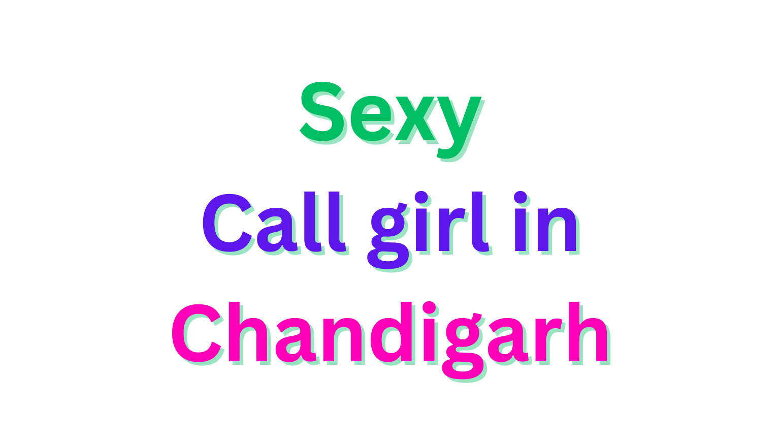 Call Girl in Chandigarh